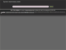 Tablet Screenshot of lycee-marceau.com